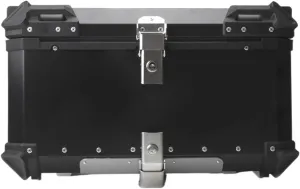 Motorcycle Trunk Side Case Top Luggage Box Bag Storage Moto Rear Helmet Topcase Accessories Compatible With Norden 901 Norden901 (Color : 100L Topcase Black A)
