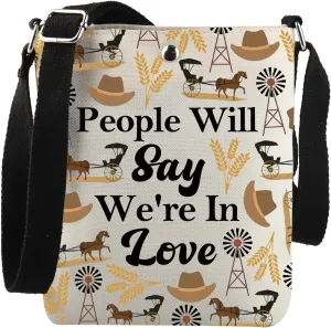Musical Inspired Gift People Will Say We’re In Love Crossbody Bag Musical Theatre Gift