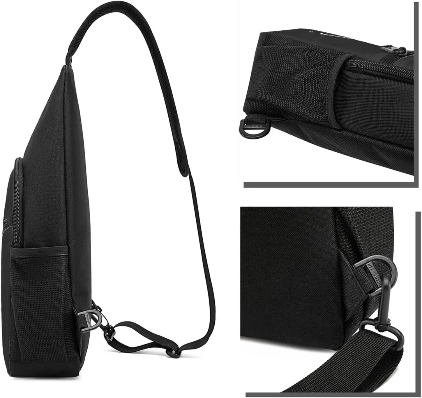 My Give A Sht Meter Is Empty Unisex Chest Bag Lightweight Crossbody Shoulder Bag Travel Pocket Black