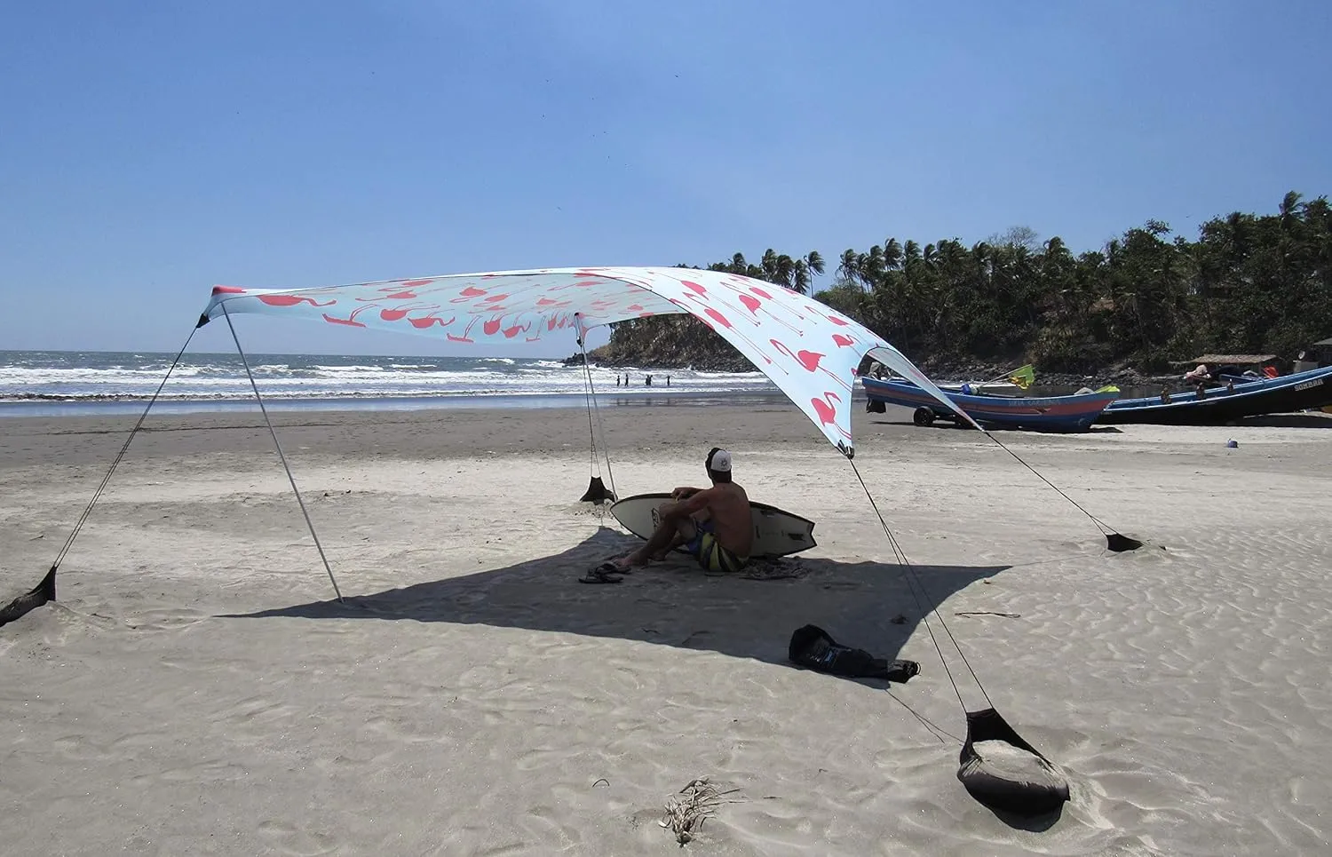 Neso Tents Grande Beach Tent, 7ft Tall, 9 x 9ft, Reinforced Corners and Cooler Pocket