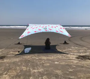 Neso Tents Grande Beach Tent, 7ft Tall, 9 x 9ft, Reinforced Corners and Cooler Pocket