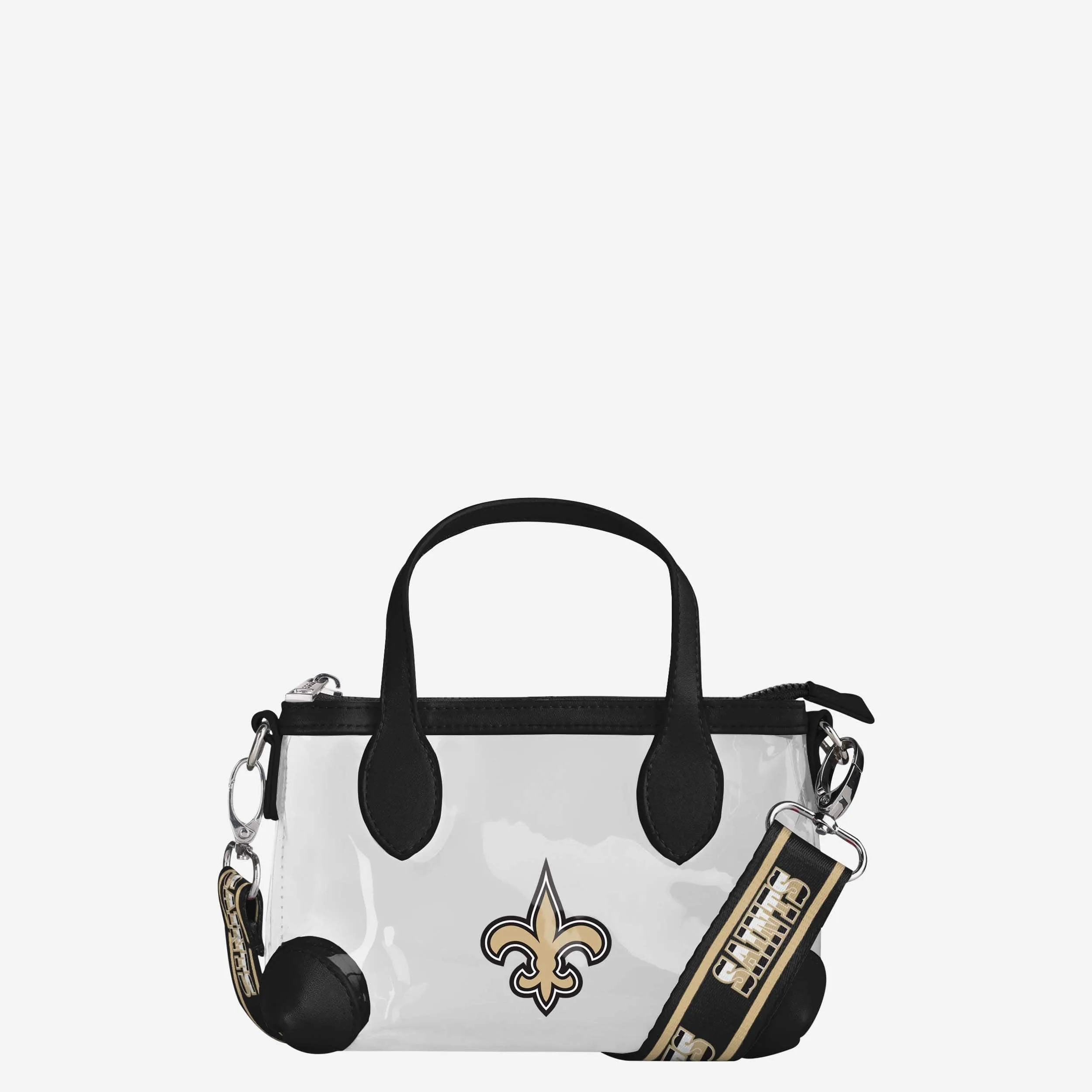 New Orleans Saints Big Logo Clear Crossbody Mini Purse