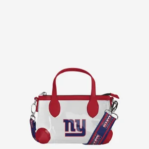New York Giants Big Logo Clear Crossbody Mini Purse