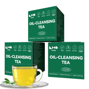 Oil Cleansing Tea（30 bags）: Oil Cleansing Tea for gut，A Blend of Winter Melon, Lotus Leaf, Cassia Seed, Poria, Green Tea & wellness