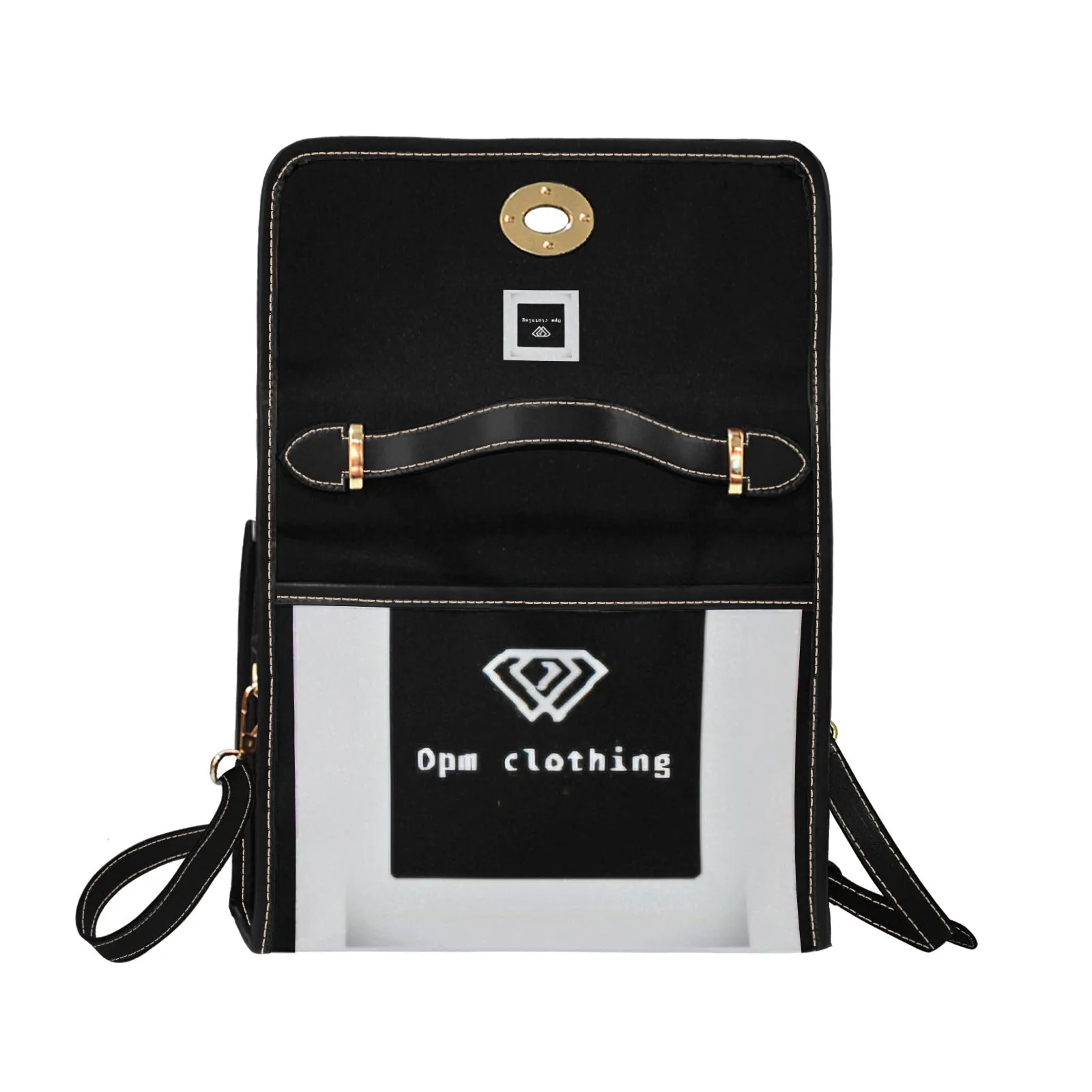 OPM BLACK INSIGNIA Lock bag (black shoulder strap, black edging)