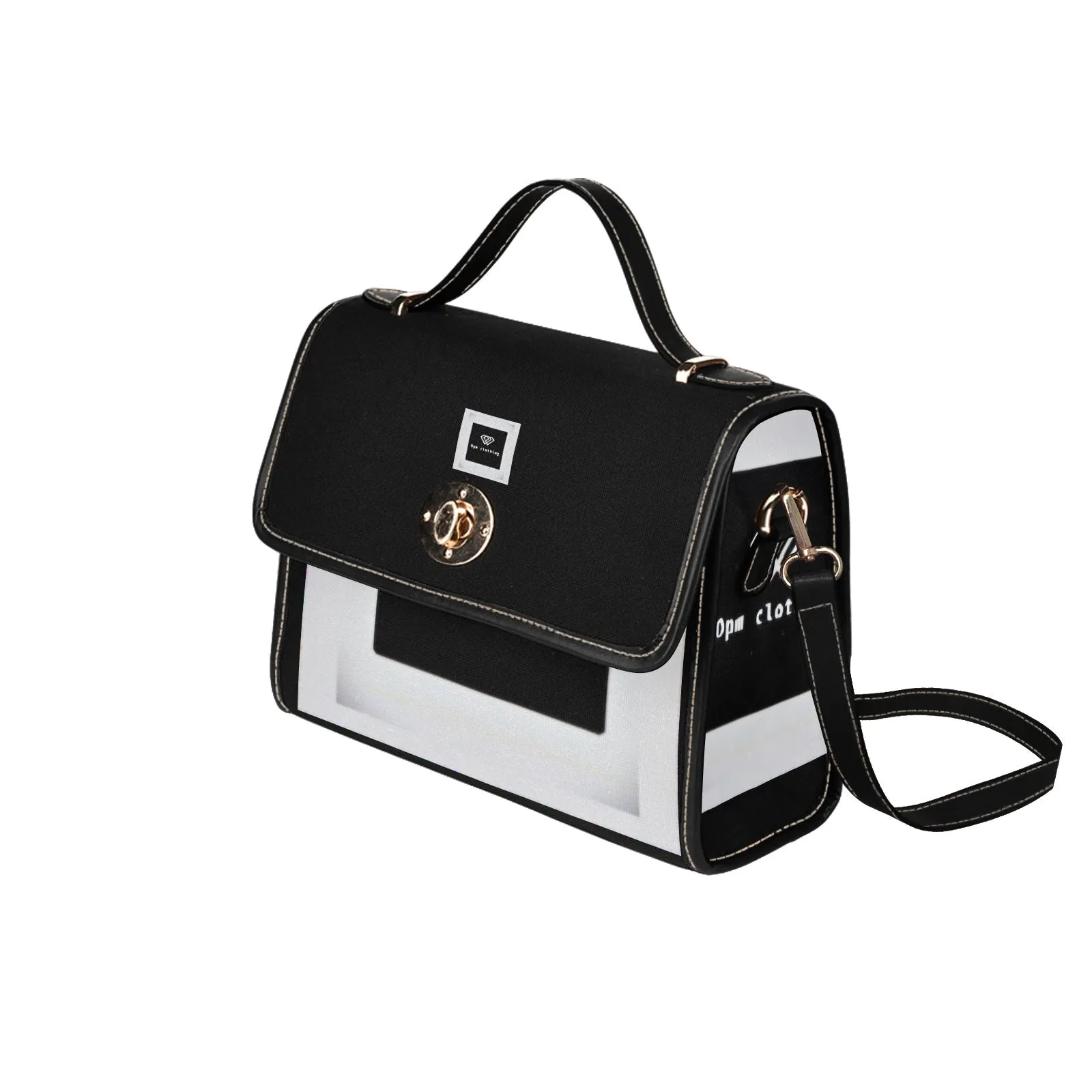 OPM BLACK INSIGNIA Lock bag (black shoulder strap, black edging)