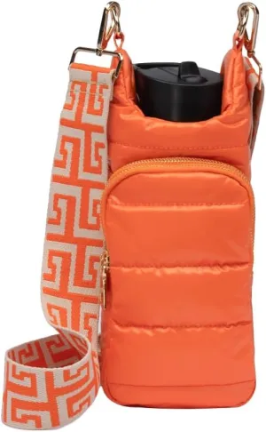 Original HydroBag | Quilted Water Bottle Holder with Strap | Tote Bottle Carrier Crossbody Bag with Pockets