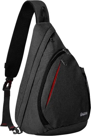 OutdoorMaster Sling Bag, Hiking Daypack, Crossbody Shoulder Chest Urban Outdoor Travel Backpack for Women & Men