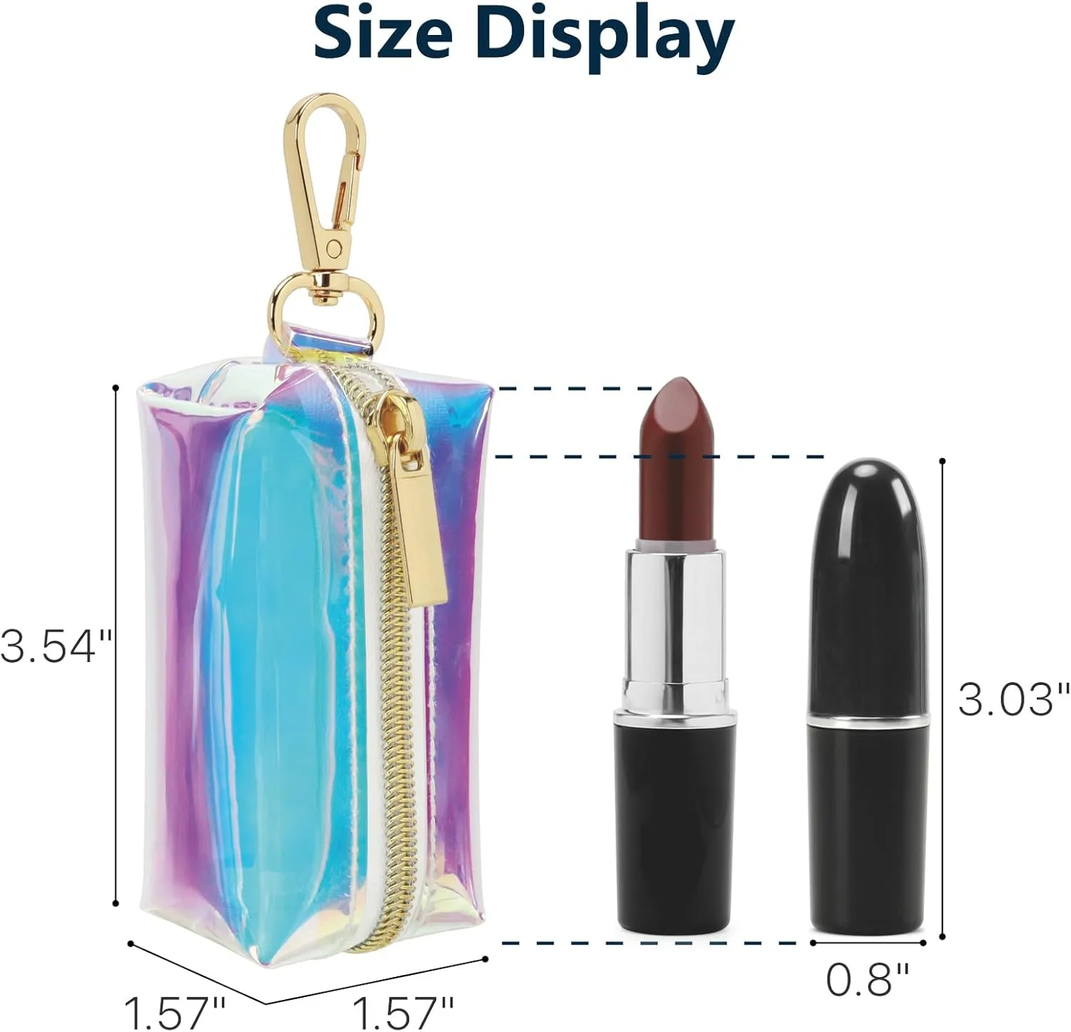 PACKISM Clear Bag for Stadium Events - Clear Purses for Women Stadium Crossbody Messenger Bag for Concerts Sporting Events