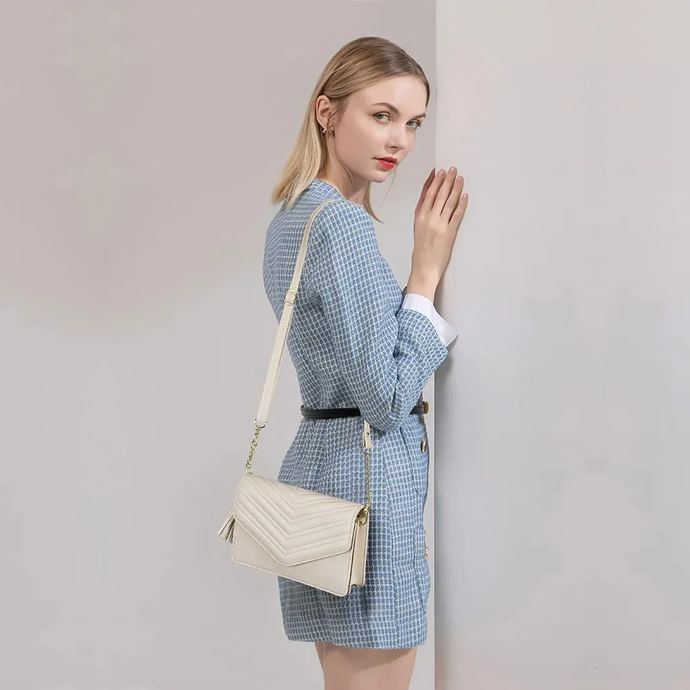 Peacocktion Small Crossbody Bags for Women, RFID Wallet Purse Cellphone Card Holder Wristlet 2 Straps