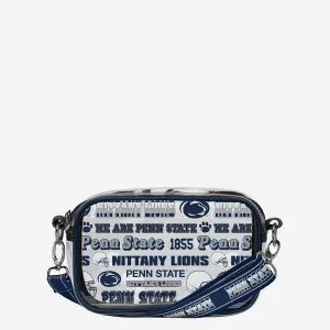 Penn State Nittany Lions Repeat Retro Print Clear Crossbody Bag