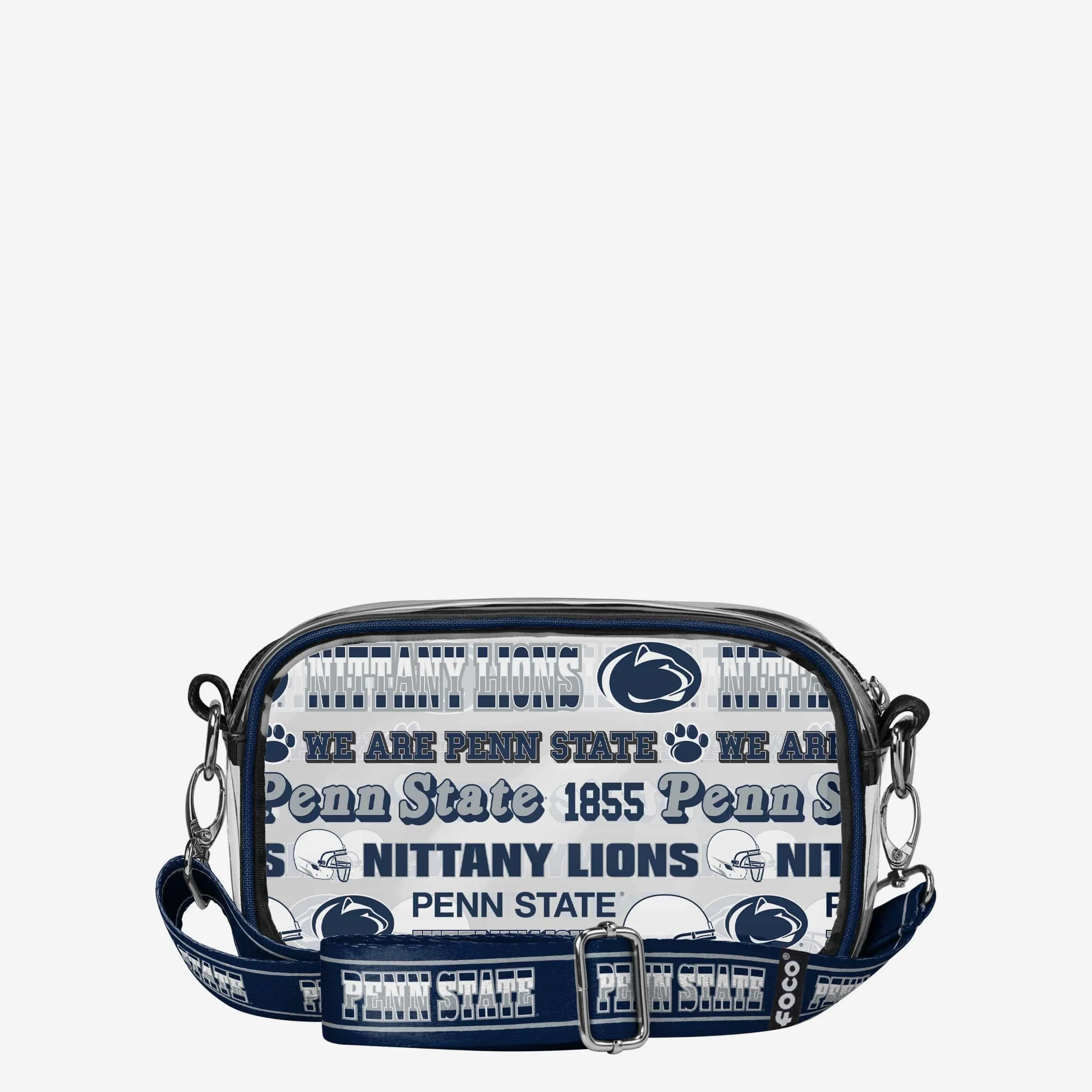 Penn State Nittany Lions Repeat Retro Print Clear Crossbody Bag