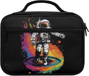 Personalized Bible Case for Women Men Bible Tote Bag Handbag Cute Astronaut Pattern Bible Cover for Girls Boys Bible Cover Case for Ladies Bible Bag Scripture Bag Gift for Women Girls Lady