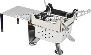 Propane Camping Stove, Portable Adjustable Propane Burner, Kitchen Accessories for Urgency RV Backpacking Home Beach Outings Fishing Trips
