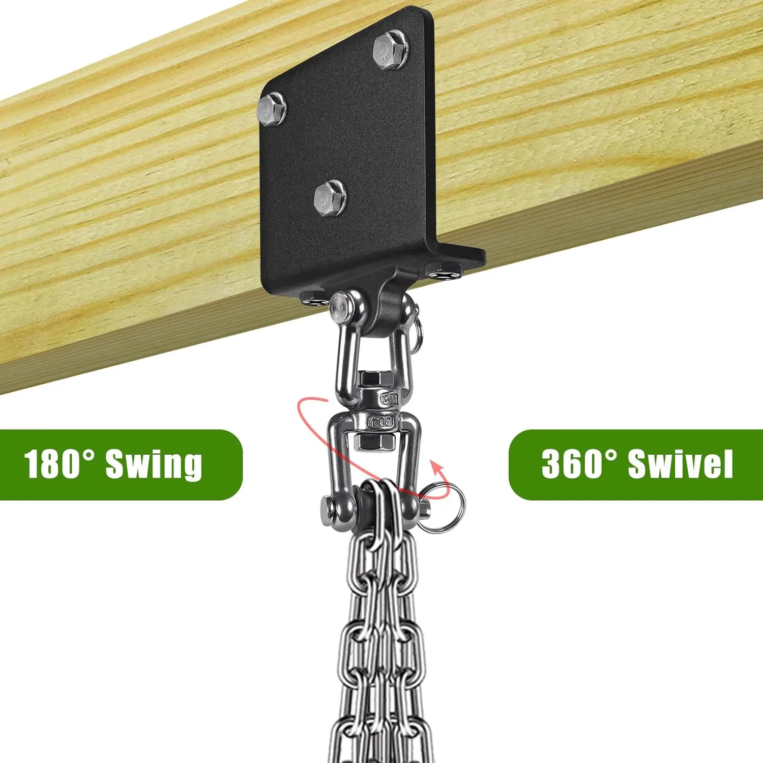 Punching Bag Hanger for Heavy Bag Beam Mount Hardware 360° Rotation Boxing Bag Ceiling Mount I-Beam Heavy Bag Hanger Beam Mount Hooks for Hanging Heavy Punching Bags