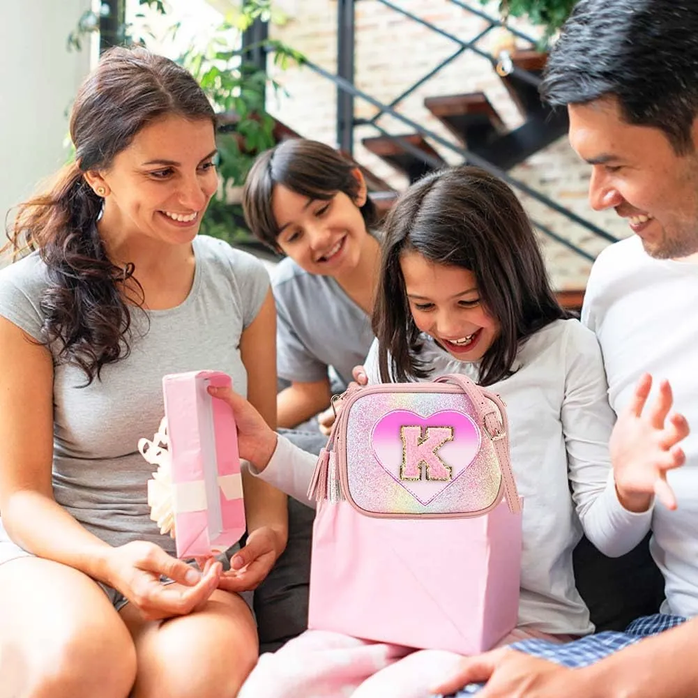 Purse Gifts for Little Girls - Kids Heart Purse Cute Crossbody Bag Teens Girls Wallet Birthday Gift