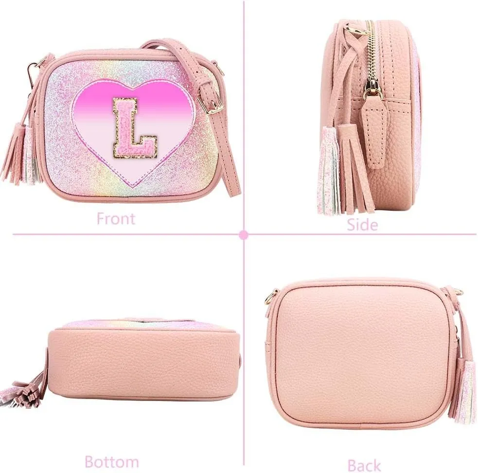 Purse Gifts for Little Girls - Kids Heart Purse Cute Crossbody Bag Teens Girls Wallet Birthday Gift