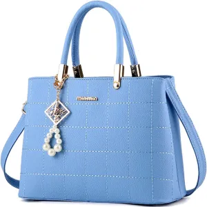 Purses and Handbags for Women PU Leather Top Handle Satchel Ladies Shoulder Tote Bags