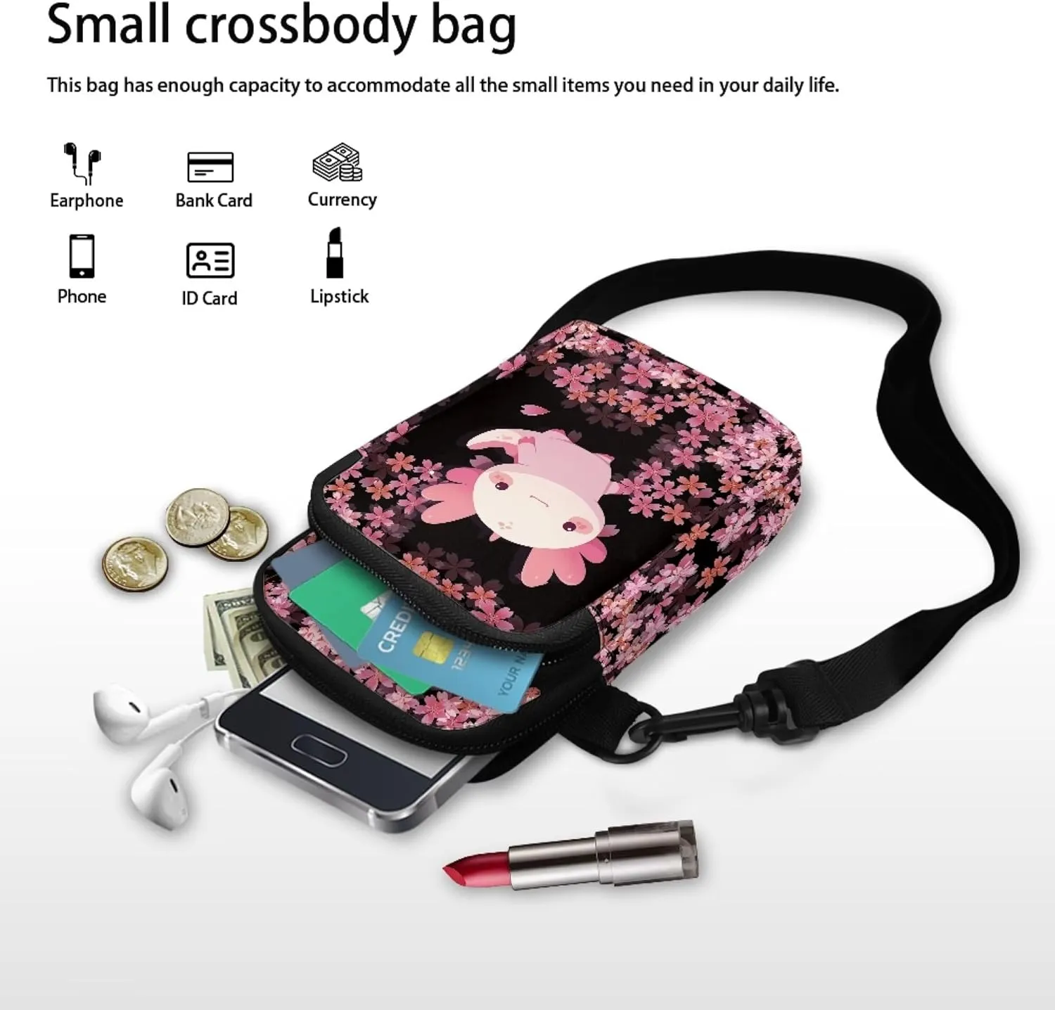 Purses for Women Crossbody Bag Small with Adjustable Strap for Daily Use