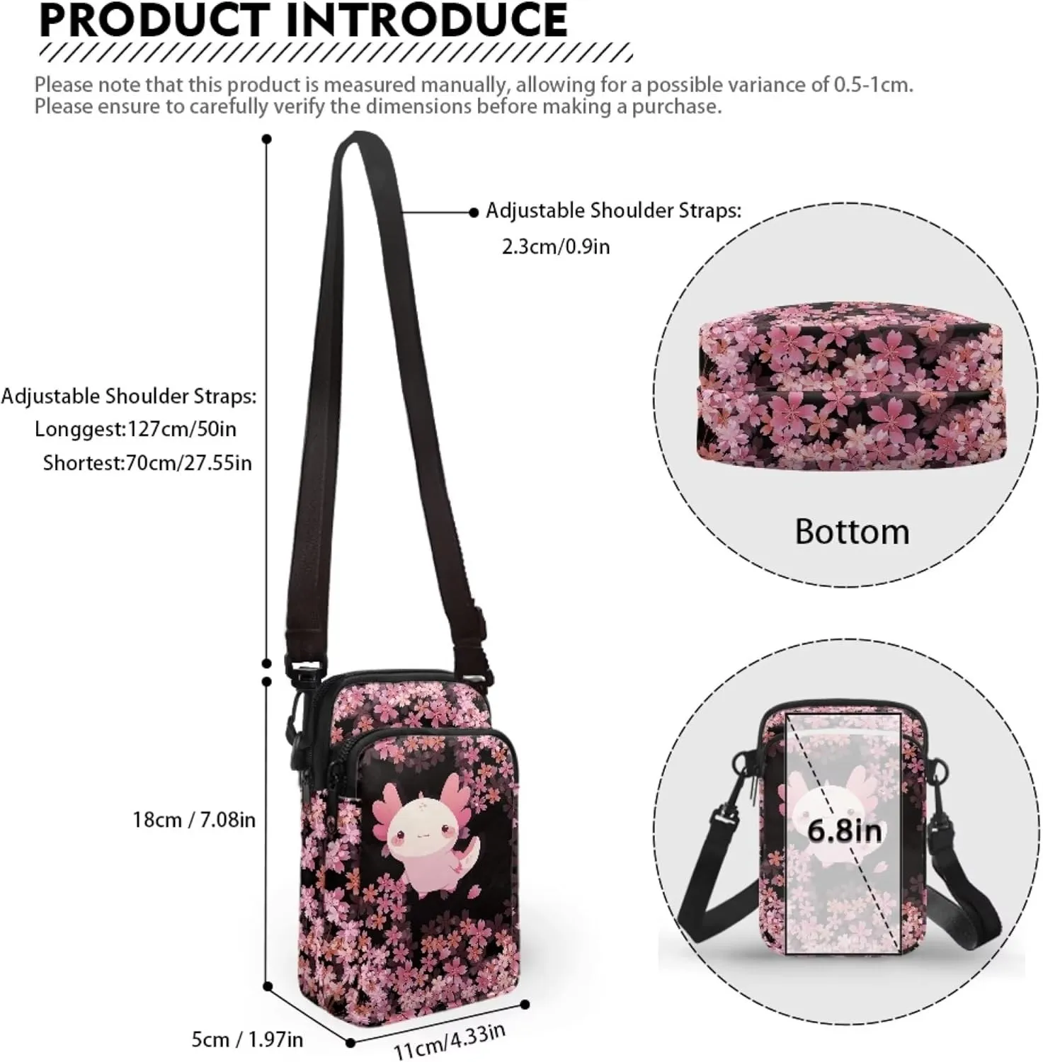 Purses for Women Crossbody Bag Small with Adjustable Strap for Daily Use