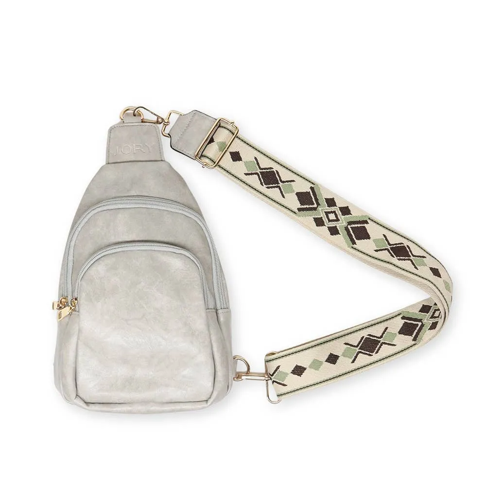Rebeca Crossbody Sling Bag - Cloud