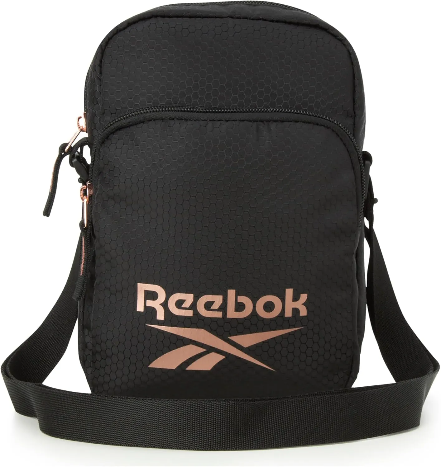 Reebok Women's Crossbody Bag - Mini Purse Shoulder Handbag with Adjustable Strap - Small Casual Sling Bag for Women