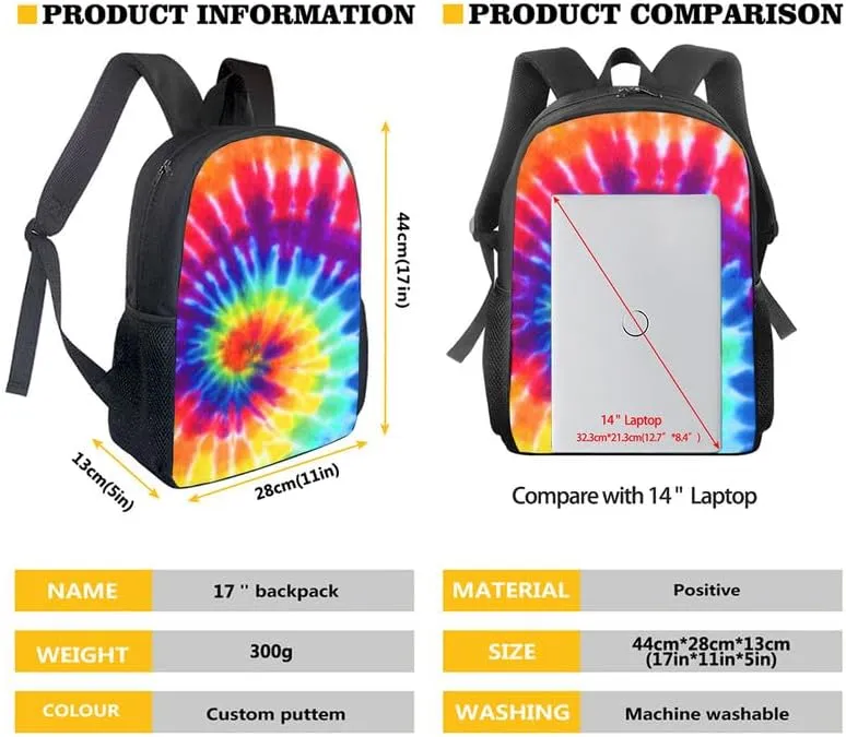 Roaring Tiger 3Pcs Backpack with Lunch Bag Pencil Box Jungle Wild Tiger Teens Elementary Middle School Book Bag Forest Tiger Lightweight Girls Boys Backpack