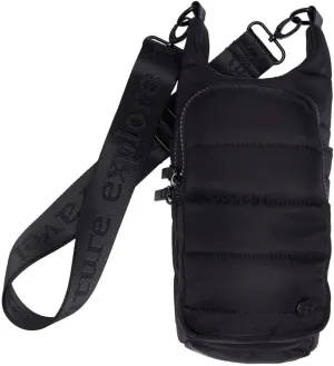 Samantha Brown Water Bottle Carier Quilted Crossbody