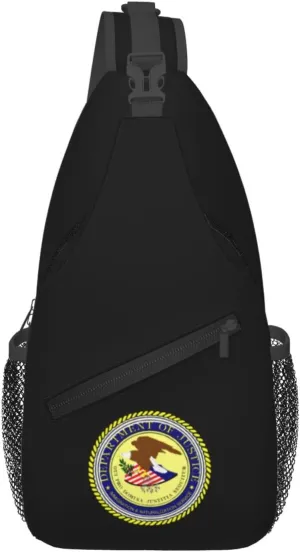 Seal Of The United States Immigration And Naturalization Service Crossbody Bags For Women Men Chest Backpack Gym Shoulder Bag Travel Outdoor Sports Casual Crossbody Bags
