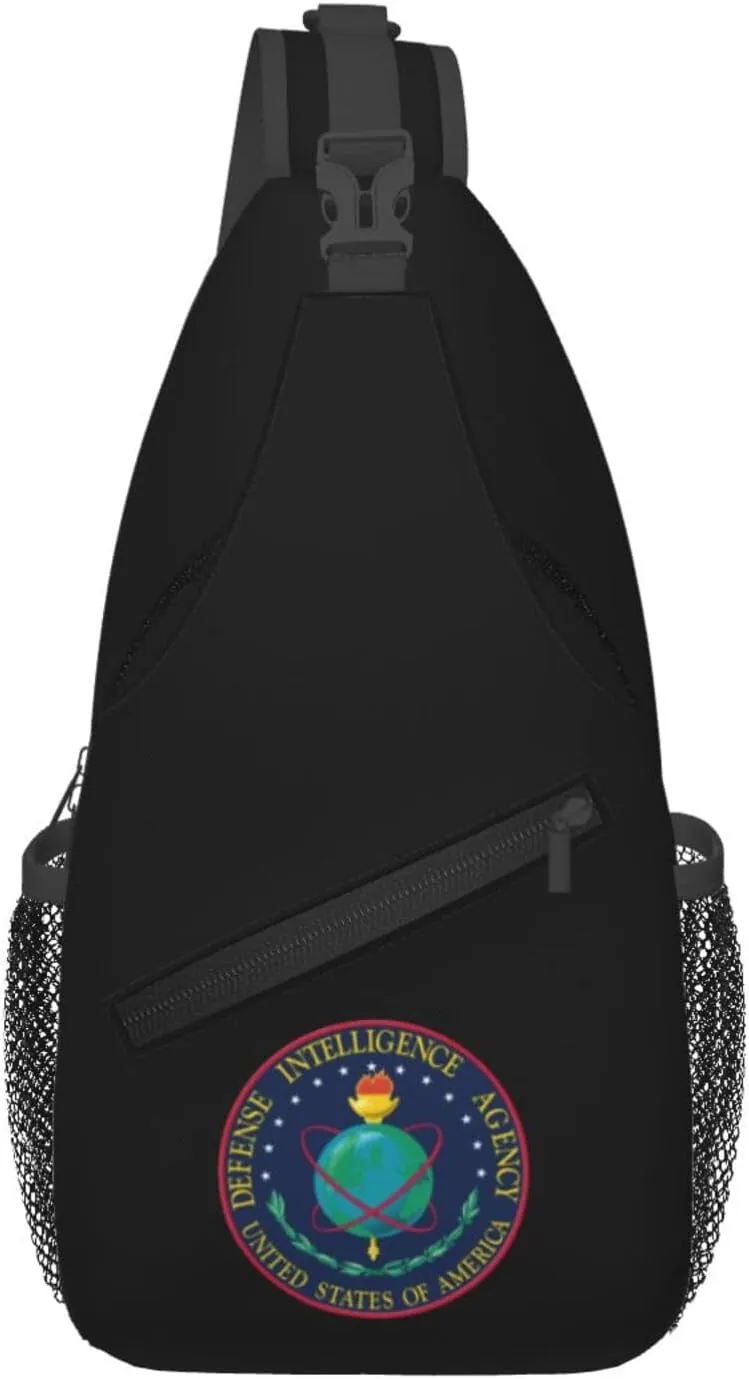 Seal Of The U.S. Defense Intelligence Agency Crossbody Bags For Women Men Chest Backpack Gym Shoulder Bag Travel Outdoor Sports Casual Crossbody Bags