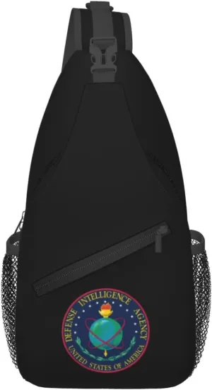 Seal Of The U.S. Defense Intelligence Agency Crossbody Bags For Women Men Chest Backpack Gym Shoulder Bag Travel Outdoor Sports Casual Crossbody Bags