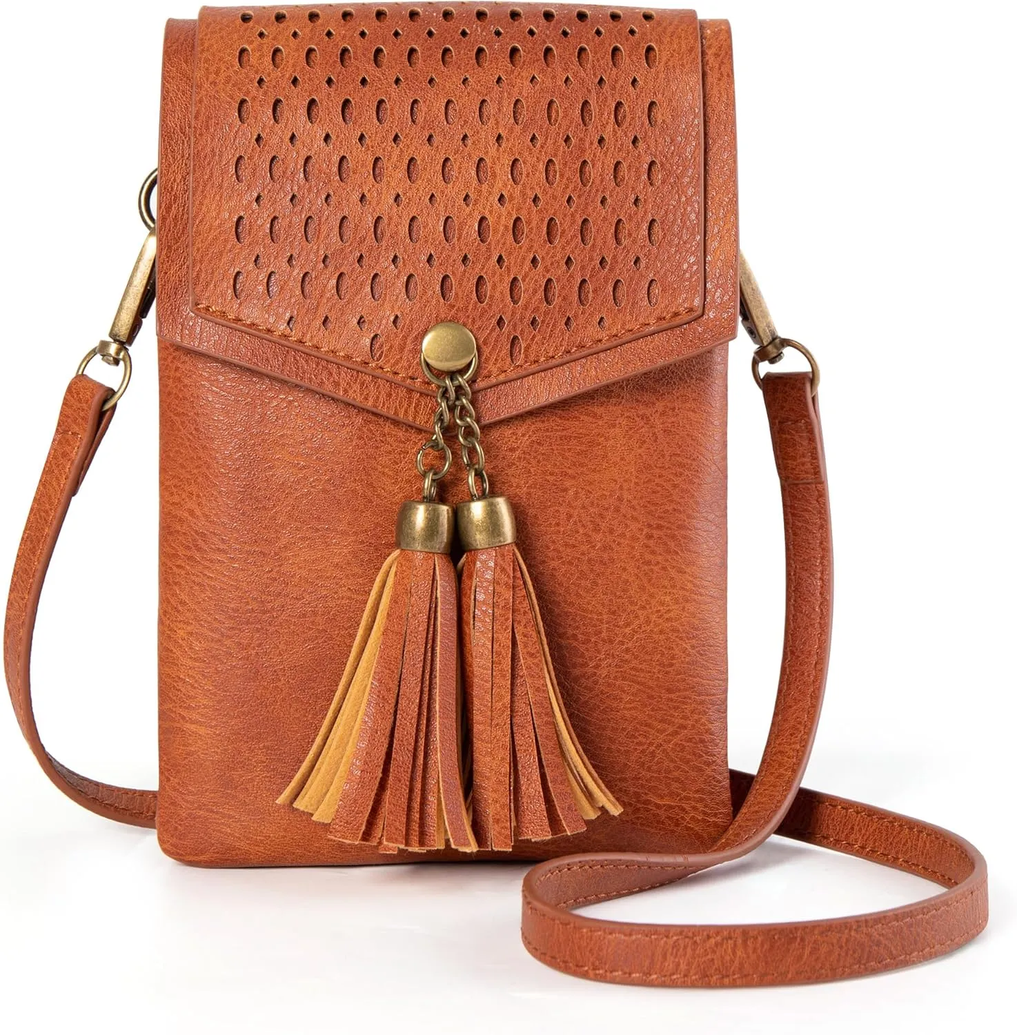 seOSTO Womens Small Crossbody Bag For Woman, Tassel Wallet Purse，Gifts For Teenage Girls
