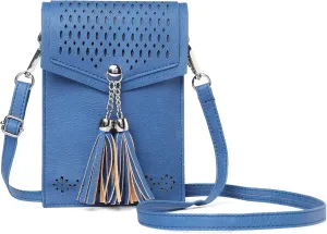 seOSTO Womens Small Crossbody Bag For Woman, Tassel Wallet Purse，Gifts For Teenage Girls