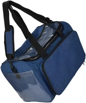 SEWACC Cloth Organizer Handbag Organizer Inserts Household Storage Handbag Knitting Project Bags Shoulder Storage Bag Hand Bag Storage Organizer Shopping Bag Organizer Yarn Tote Bag Blue