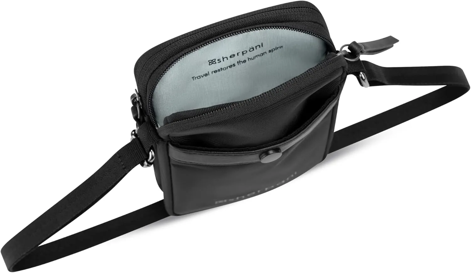Sherpani Simplicity, Anti Theft Crossbody Wallet, Travel Shoulder Bag, Small Purse with Card Holder Organizer for Women