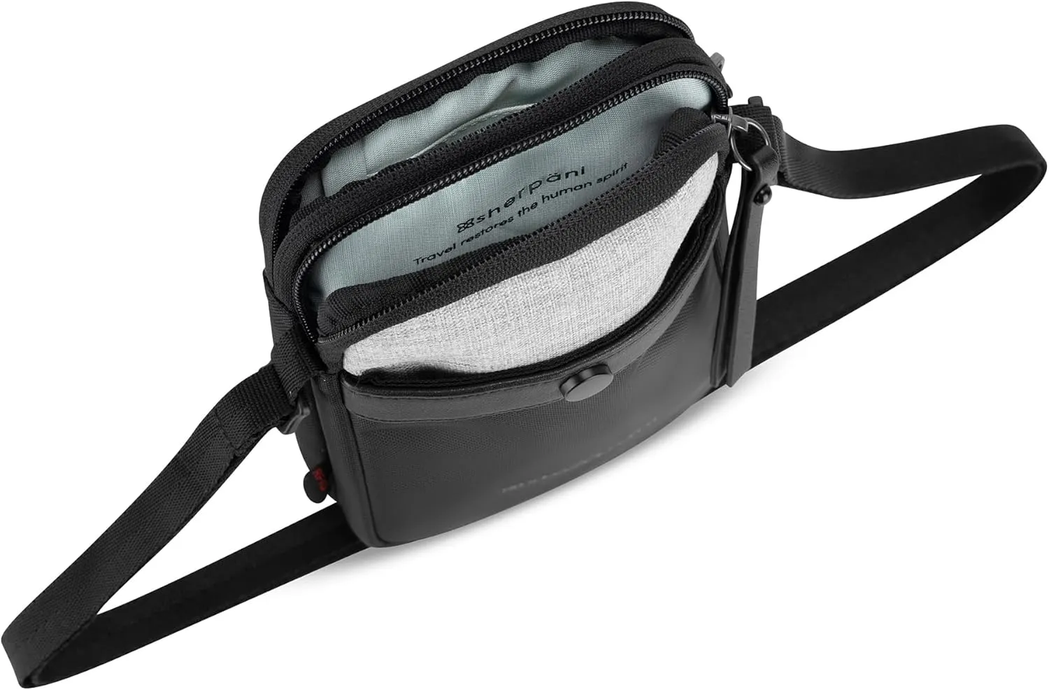 Sherpani Simplicity, Anti Theft Crossbody Wallet, Travel Shoulder Bag, Small Purse with Card Holder Organizer for Women