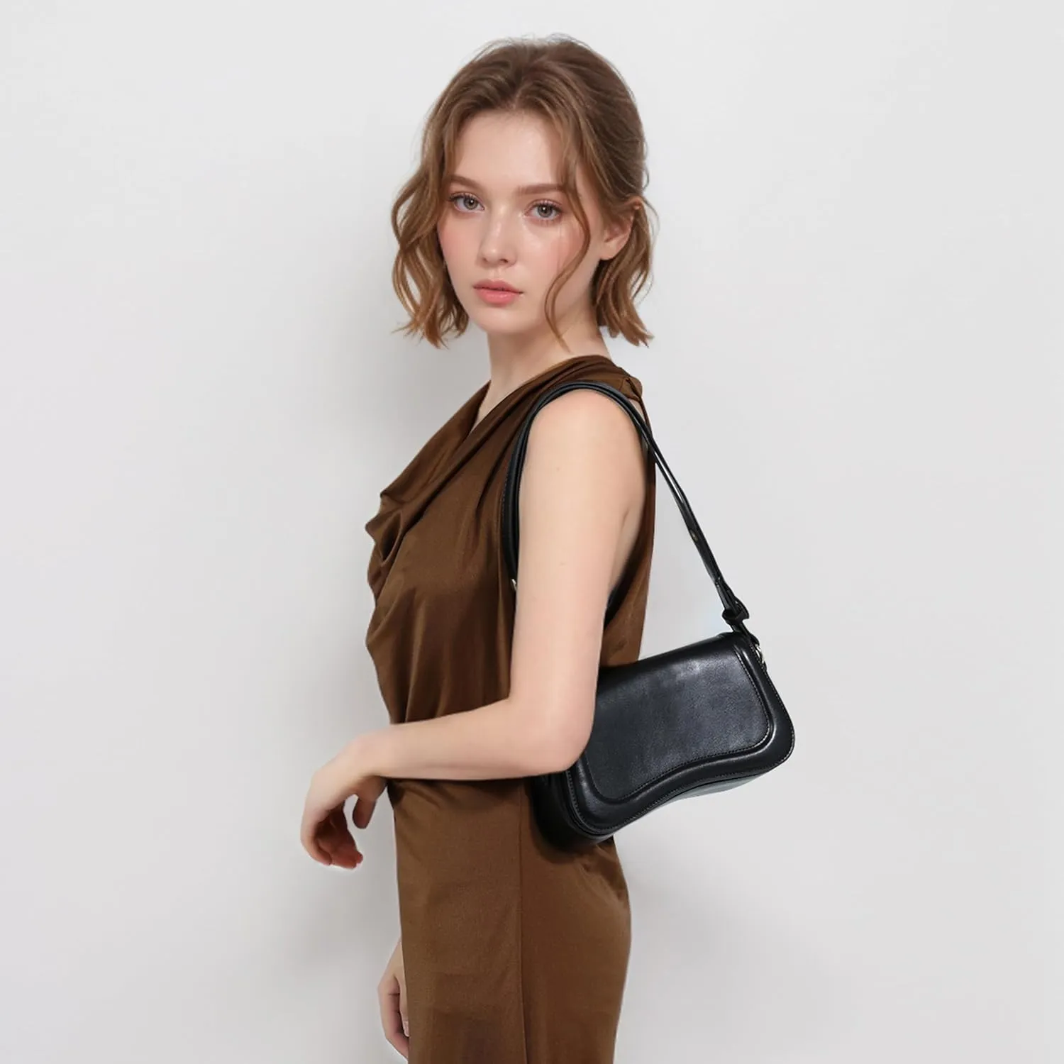 Shoulder Bag for Women - Purse PU Leather Bag, Designer Purse Crossbody Handbag for Party Prom Wedding