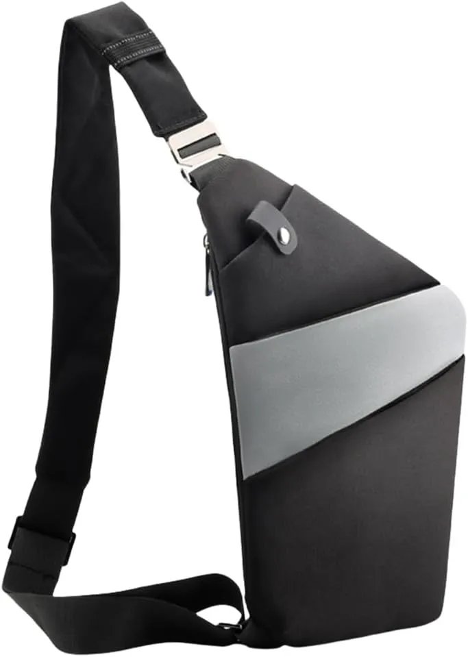 Shoulder Purse Chest Bag Travel Crossbody Bag With Quick Access Valuables Compartment For Men And Women
