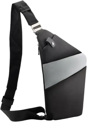 Shoulder Purse Chest Bag Travel Crossbody Bag With Quick Access Valuables Compartment For Men And Women
