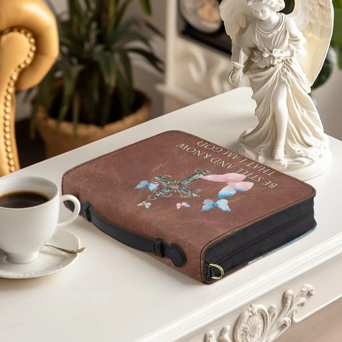 Shoulder Strap Bag Bible Bag for Women Bible Cover Bible Case with Handle Zipper Christmas Gift for Mother