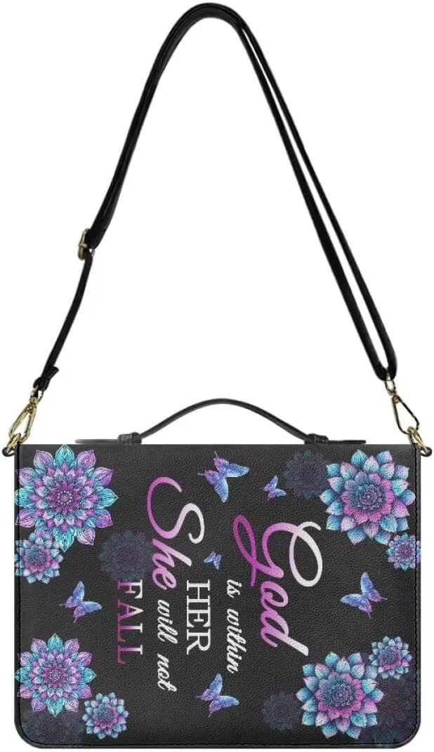 Shoulder Strap Bag Bible Bag for Women Bible Cover Bible Case with Handle Zipper Christmas Gift for Mother