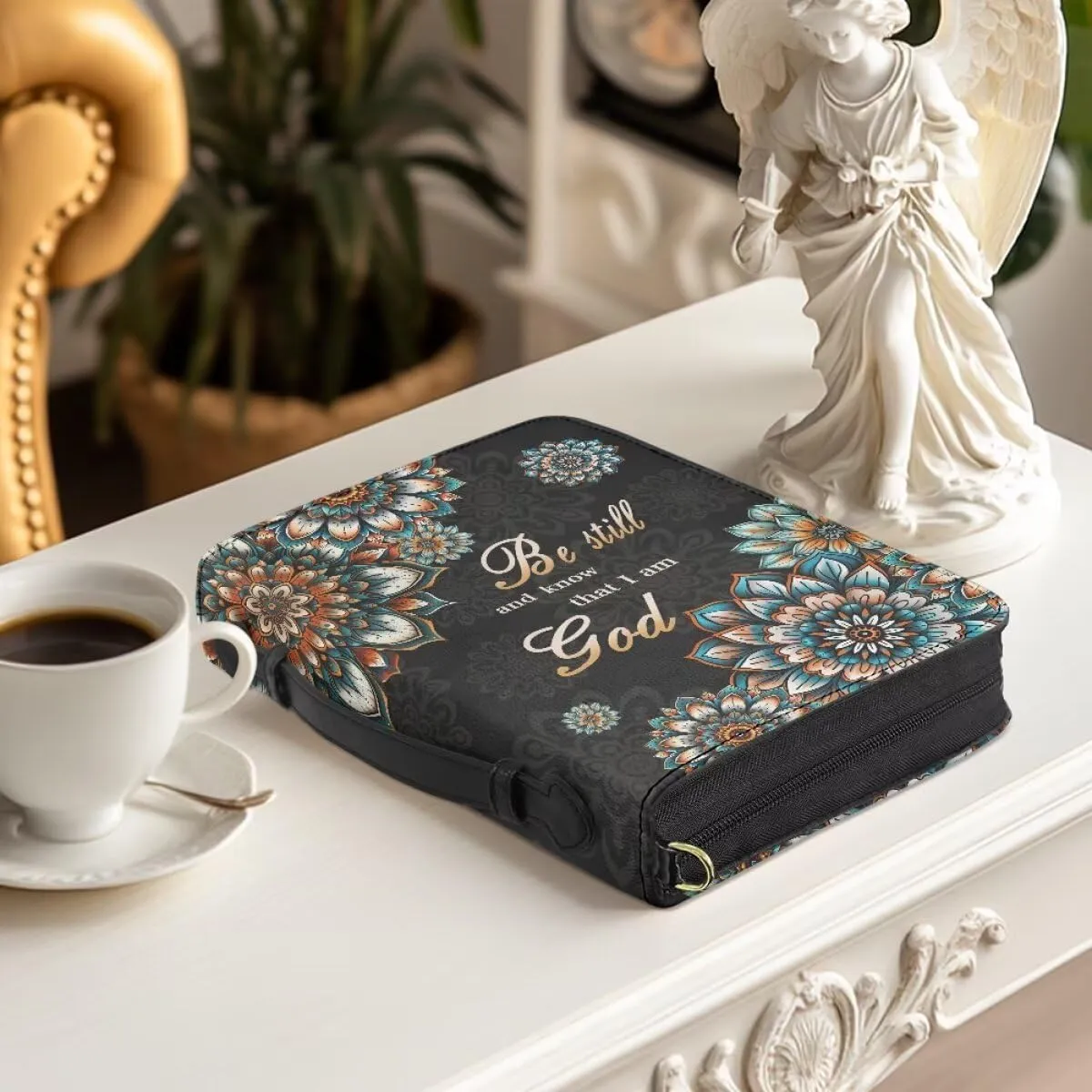 Shoulder Strap Bag Bible Carrying Case for Church Services Bible Cover with Adjustable Strap