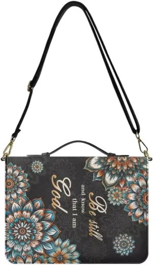 Shoulder Strap Bag Bible Carrying Case for Church Services Bible Cover with Adjustable Strap