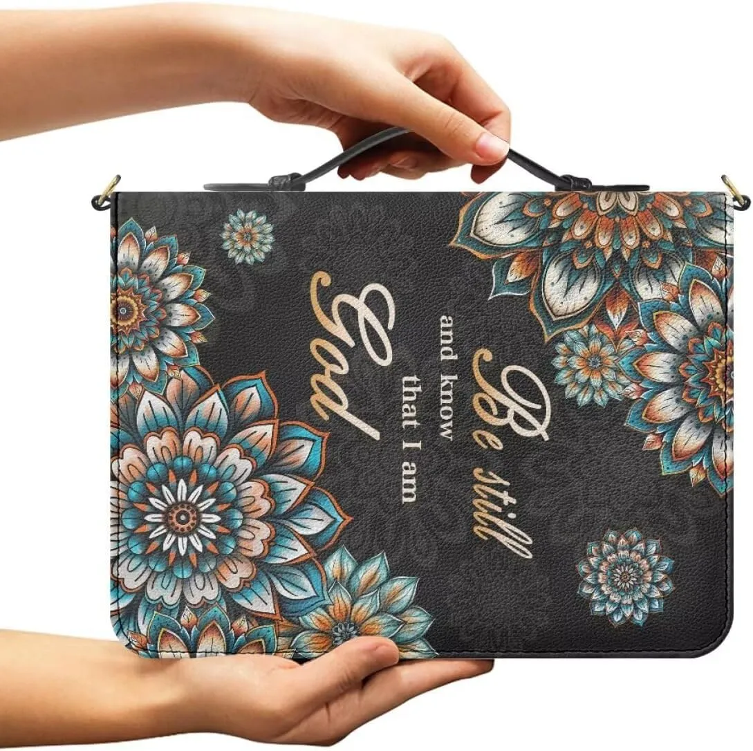 Shoulder Strap Bag Bible Carrying Case for Church Services Bible Cover with Adjustable Strap