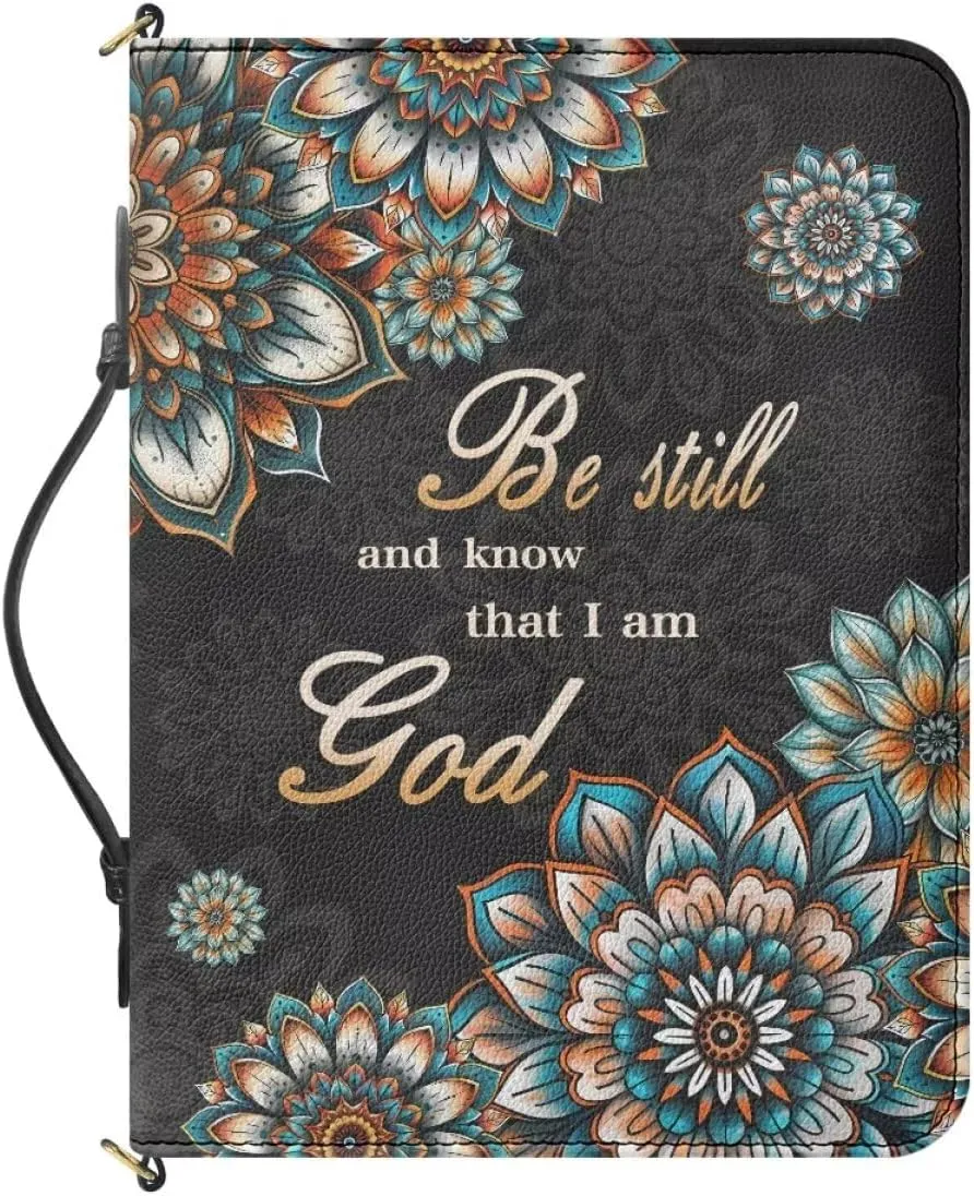 Shoulder Strap Bag Bible Carrying Case for Church Services Bible Cover with Adjustable Strap