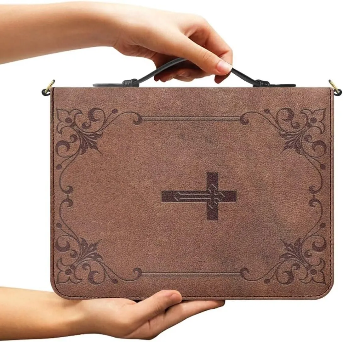 Shoulder Strap Bag for Women Bible Bag for Women Bible Cover Bible Case with Handle Zipper Handbag Gift for Mom