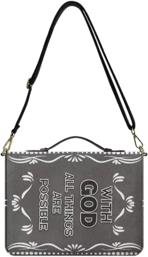 Shoulder Strap Bag for Women Bible Bag for Women Bible Cover Bible Case with Handle Zipper Handbag Gift for Mom