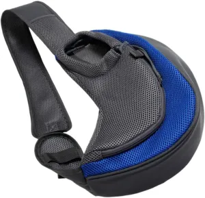 Single Shoulder Bag for Pet Supplies Puppy Carrier Wearable Dog Travel Bag Comfortable Shoulder Straps Dark