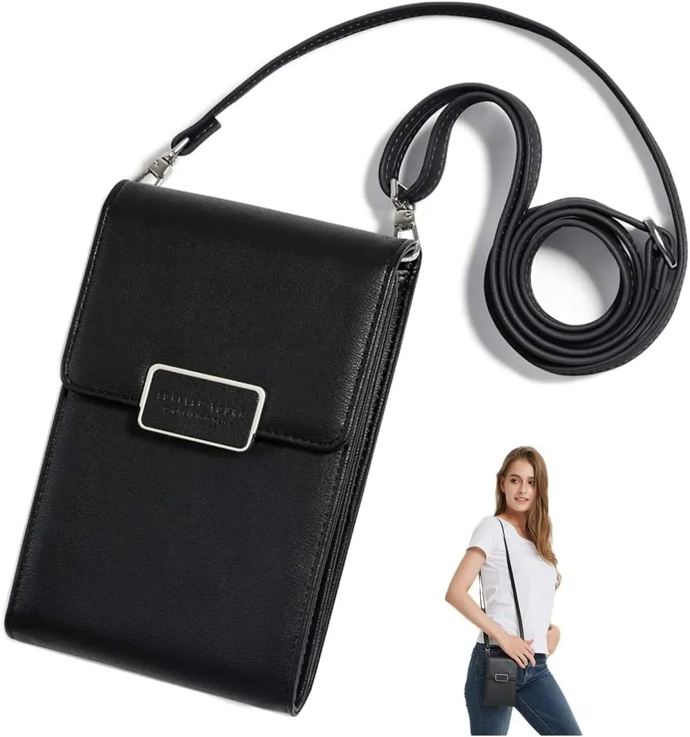 SINIANL Crossbody Bag Handbag Clutch Mini Cell Phone Pocket Pouch Purse Wallet Credit Card Holder for Girls Women