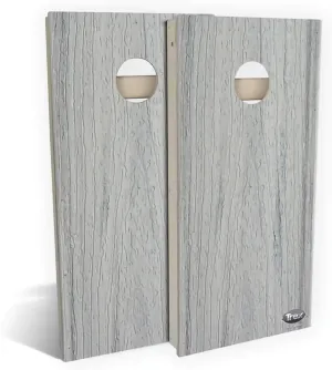 Skip's Garage Trex Foggy Wharf All-Weather Cornhole Set - 100% Weatherproof CVC Composite Cornhole Boards